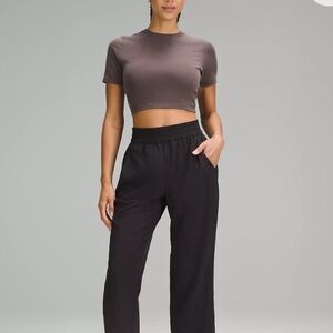 Babaton Gray Crop Top
